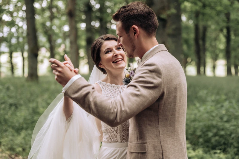Hochzeitsfoto Brautpaar - Hochzeitsfotograf Hersbruck
