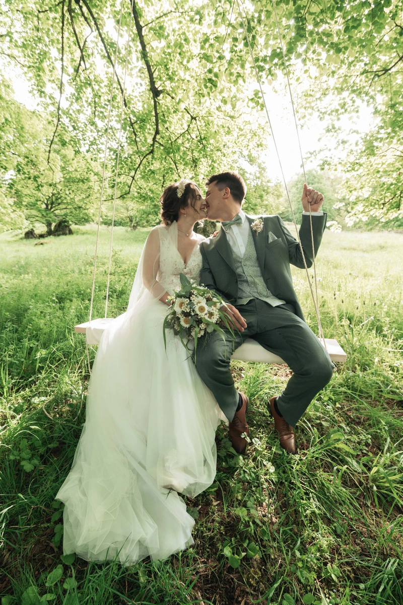 Hochzeitsfoto Brautpaar - Hochzeitsfotograf Hersbruck